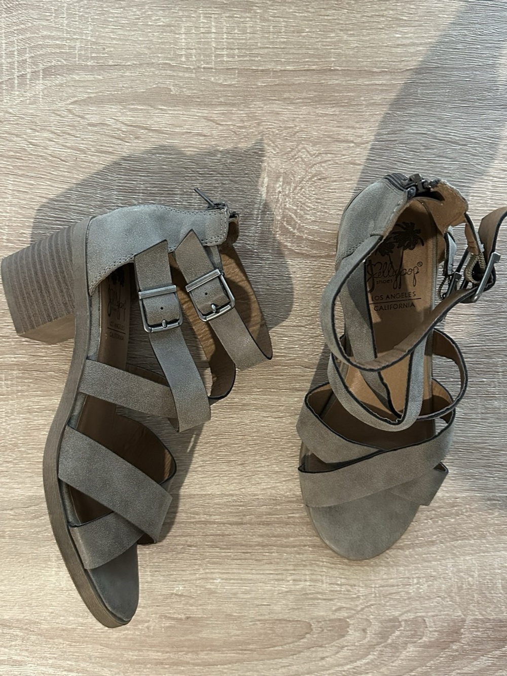 Jellypop Strappy Wedge Sandals